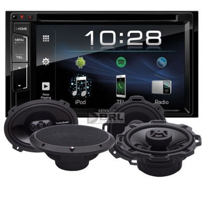 Kenwood DDX318BT & Rockford Fosgate Punch-högtalare