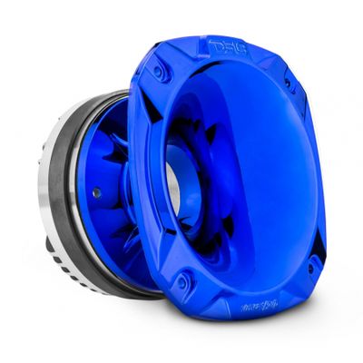 DS18 PRO-DKH1FSC, højlydt 2-tommers phenol-driver med slankt rødt/blåt horn