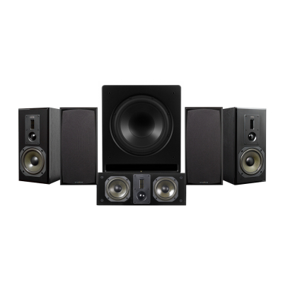 Dynavoice Definition DM-6 med CSB-V12 5.1 högtalarpaket, svart