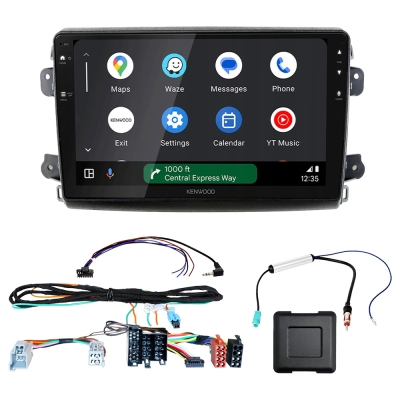 Kenwood DMX80AXS bilstereopakke til Fiat Ducato 2021-, Jumper, Relay, Movano och Boxer