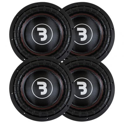 4-pak Bass Habit Elite 2 E2300D1, 12 tommer subwoofer