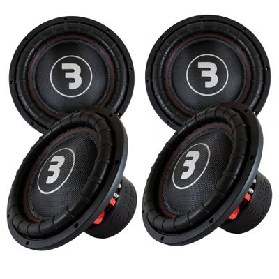 4-pak Bass Habit Elite 2 E2380D1, 15 tommers subwoofer