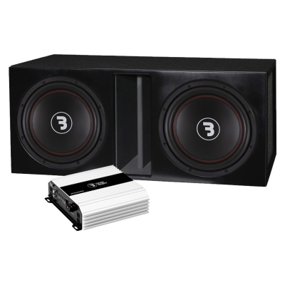Bass Habit E300D2 i portet kabinet med SP31001FR, 2x12-baspakke