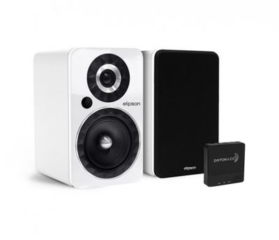 Elipson Prestige Facet 6B BT, vitt par med Dayton Audio WBA31