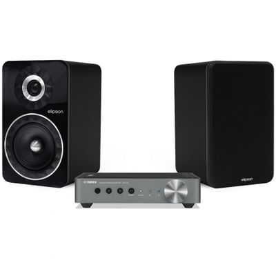 Yamaha WXA-50 & Elipson Prestige Facet PF6B, svart par