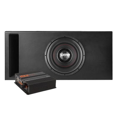 DS18 EXL-XX12.4DHE i portet Comp-kasse med forstærker, 1x12 baspakke