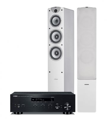 Dynavoice Magic F-7 EX v3 vita & Yamaha R-N303