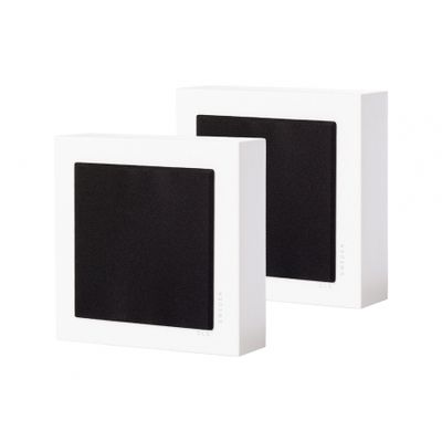 2-pak DLS Flatbox Mini on-wall højttalere, mat hvid