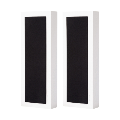 2-pak DLS Flatbox Slim Large væghøjttalere, mat hvid