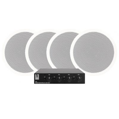 2 par DLS IC611, 6.5” indbygningshøjttalere & System One SC4B