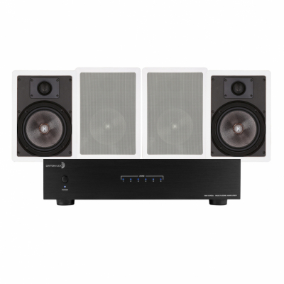 Dayton Audio MA1240a & 2 par Magnat IW810 indbygningshøjttalere