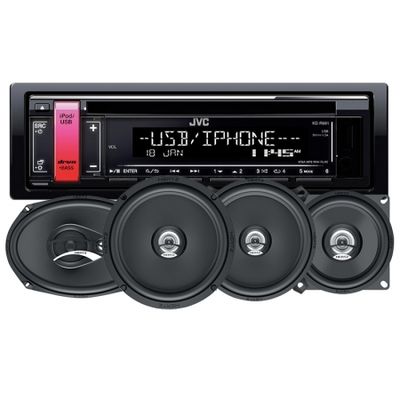 JVC KD-R691 & Hertz DCX-högtalare