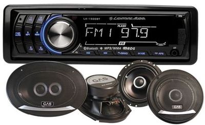 Lightning Audio LA1500 med GAS Silver högtalarpaket