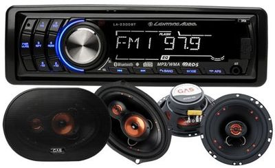 Lightning Audio LA-2300BT med GAS Alpha högtalarpaket