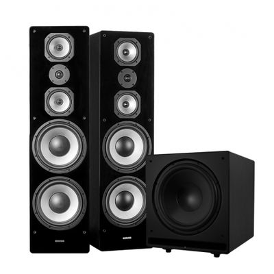 Dynavoice Challenger M-105 & CSB-V15 svart högtalarpaket 2.1, svart