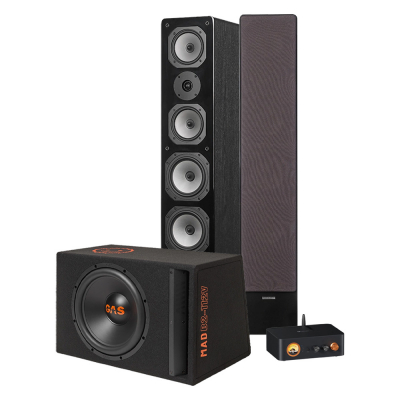 Dynavoice M-65 EX v4 med basboks og forstærker, 2.1 festpakke