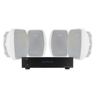 Dayton Audio MA1240 och 2 par System One OD570 för gymmet eller uteplatsen