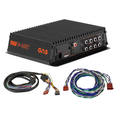 GAS MAD D-48BT, 8-kanals lydprocessor/DSP til biler med ISO/universal