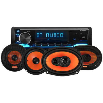 GAS MAD M130-BTN med MAD K2/X2-højttalere, bilstereopakke