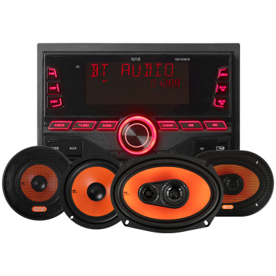 GAS MAD M230-BTN med MAD K2/X2-højttalere, bilstereopakke