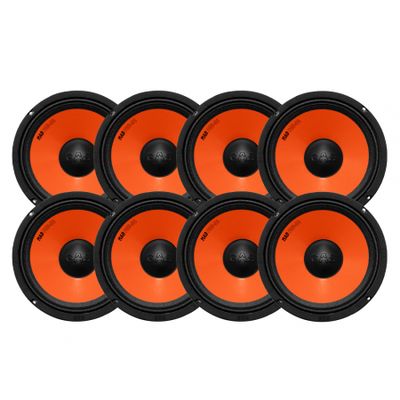 8-pak GAS MAD PM1-84, 8 tommer midbas