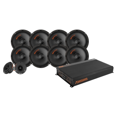 4-pack GAS MAD PM2-64S med PT1-254 og forstærker, SPL-pakke