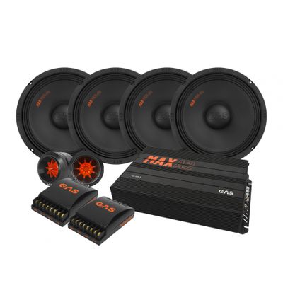 4-pak GAS MAD PM2-84, SPL hatthyllepakke med forstærker