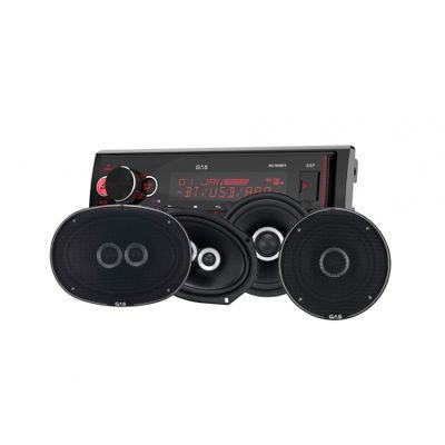 GAS MAX M140-BTX & GAS SILVER-högtalare, bilstereopaket