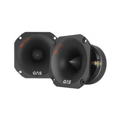 2-pak GAS MAX PT2-384 vanvittigt tunge horndiskanter, 4 Ohm