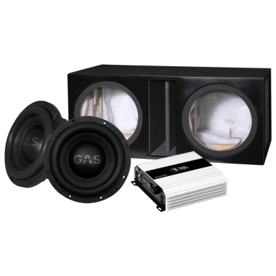 GAS MAX S1-12D1 2x12 basboks med SP31001FR, 2x12 baspakke