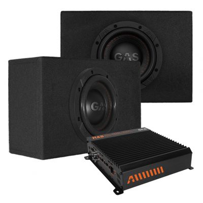 Slankt baspakke med dobbelt GAS MAX 6.5” subwooferer