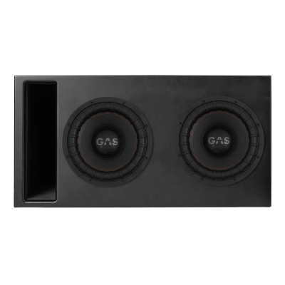 Portet 2x12 tommers Comp-kasse med 2 stk GAS MAX S2-12D2