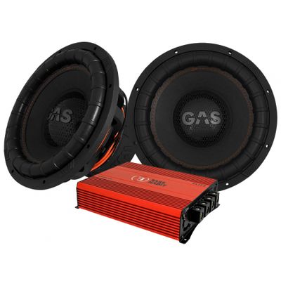2-pak GAS MAX S2-15D1 & SPL ELITE 5100.1DF, baspakke