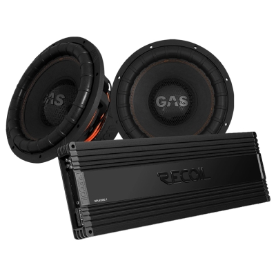2-pak GAS MAX S2-15D1 med Recoil SPL6500.1, 2x15