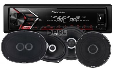 Pioneer MVH-S100Ui & GAS SILVER-högtalare