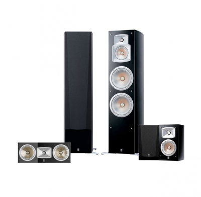 Yamaha NS-777 med center- og surroundhøjttalere, 5.0 højttalerpakke