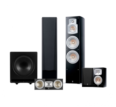 Yamaha NS-777 surroundsystem med subwoofer, 5.1 hjemmebiopakke