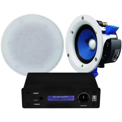 Yamaha NS-IC400 med System One A50BT, indbygningspakke