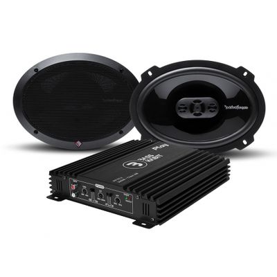 Rockford Fosgate Punch 6x9tum & Bass Habit PP 70.2 (gen.2), højttalerpakke