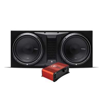 Rockford Fosgate P2-2X12 & Bass Habit SPL ELITE 1200.1DF, baspakke