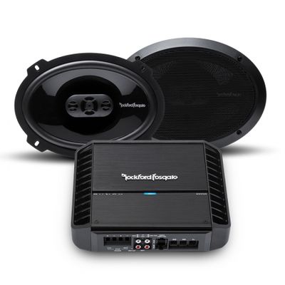 Rockford Fosgate P300X2 med P1694 højttalerpakke