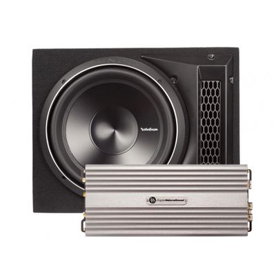 Rockford Fosgate P3, 1x12 tommers baslåda & DLS CCi500, baspaket
