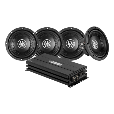 4-pack DLS PE8.D2 med PE1.1000, 4x8 tommers baspakke