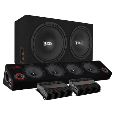 Bass Habit PL212 raggarpakke med SPL84 og forstærker