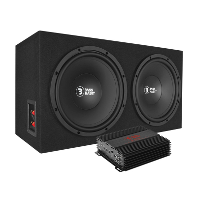 Bass Habit Play PL212 & Rebel RA1200W, prisvenligt baspakke