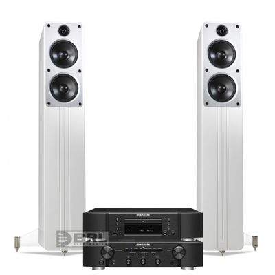 Marantz PM6006 & CD6006 med Q Acoustics Concept 40 - Vit