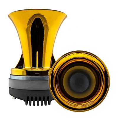 2-pak DS18 PRO-DPL1PH, flotte 2-tommers drivere med guldfarvet horn