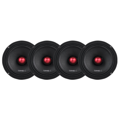 4-pak DS18 PRO-X6.4BM, 6,5-tommers midbas