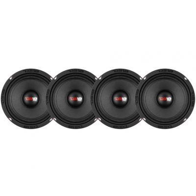 4-pack DS18 PRO-X6.4M, 6.5 tommers midbass