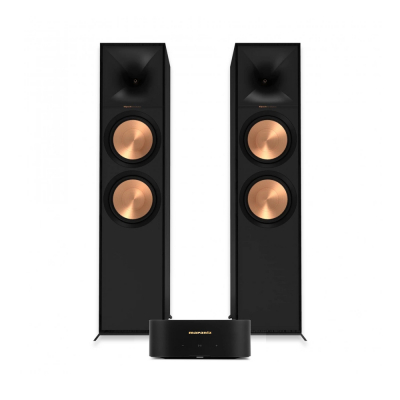 Marantz Model M1 & Klipsch R-800F 2.0 stereopaket, svart